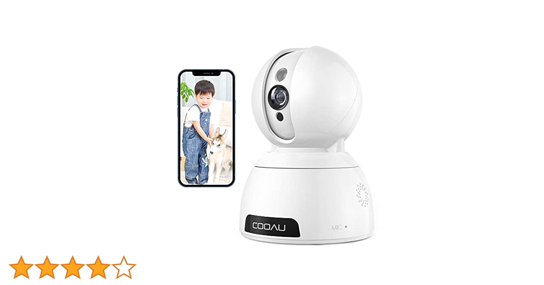 Amazon.co.jp: 【臨場感溢れる8MP・2.4G/5GWIFI対応】COOAU